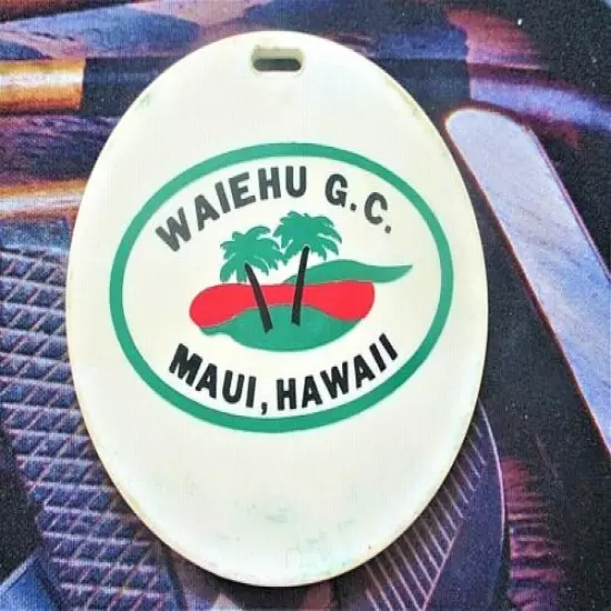 vtg - PGA Golf Bag Tag - WAIEHU GOLF COURSE gc - Maui HI