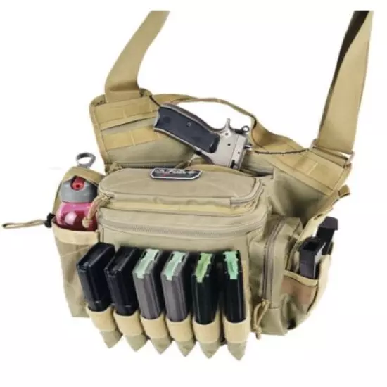 New G.P.S. Rapid Deployment Sling Pack Tactical Carry Bag - Desert Tan - Large