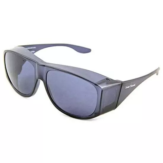 Solar Shield Fits-Over SS Polycarbonate II Smoke Sunglasses