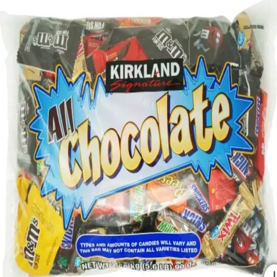 Kirkland Signature All Chocolate Bag, 90 oz (5.60 lb) Expire March 2025