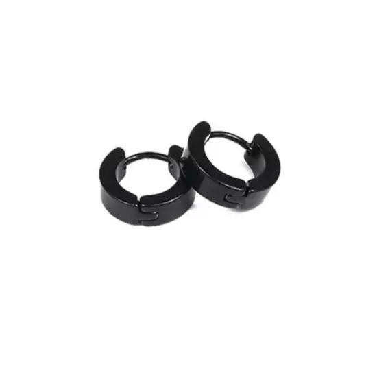 9mm Surgical Steel Huggie Hoop Clip Punk Earrings Men Women earrings New