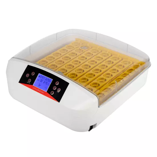 56 Eggs Automatic Control Incubator Egg Candler Pet Home Parrot Birds Poultry