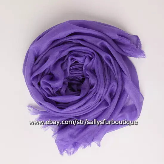 Sallys Pure Mongolian Cashmere 300s Wrap Shawl Ring Scarf Thin Soft 230 * 100 cm