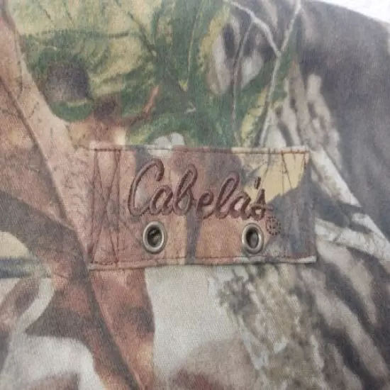 Vintage Cabela's Lined Advantage Timber Hunting Vest Mens L/REG LIGHTLY USED!