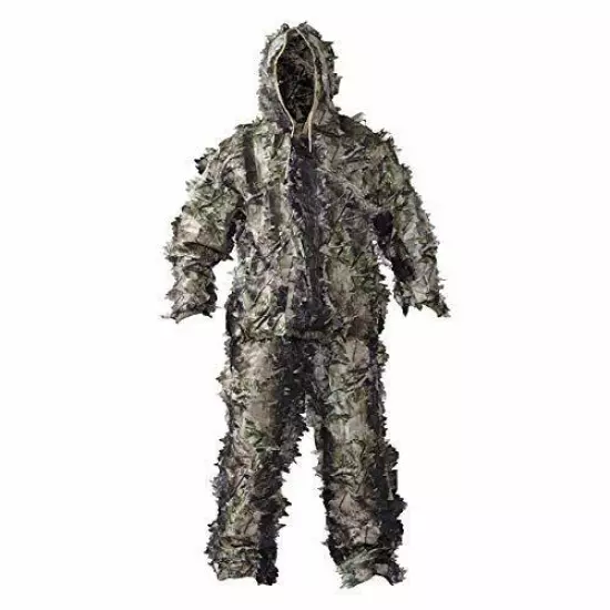 HOT SHOT Men's 3-D Leafy 2-pc Suit, Woodland Camo – Camouflage Hunting Suit