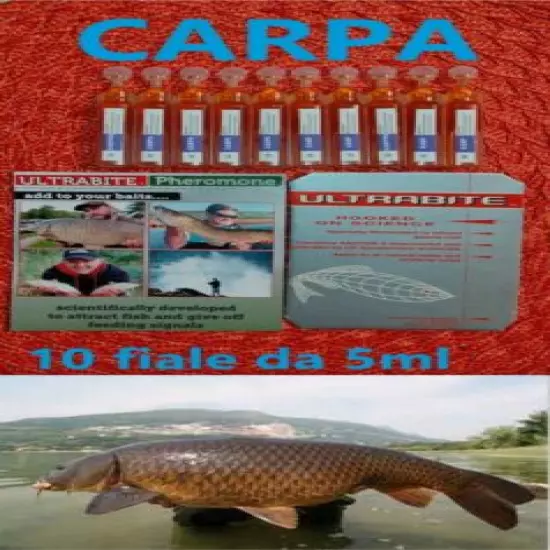 10 Vials CARP FISHING & AMUR 50 ml of attractant XFACTOR Ultrabite pheromones