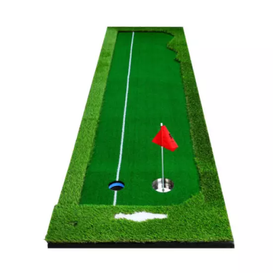 TECHTONGDA Golf Putting Green Indoor/ Outdoor Practice Training Mat 2.5ft*9.8 ft