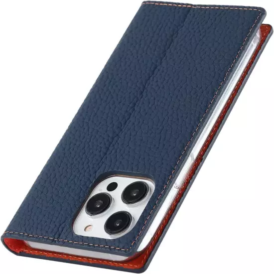 Compatible with iPhone 15 Pro Max Wallet Case RFID Blocking Leather Magnetic