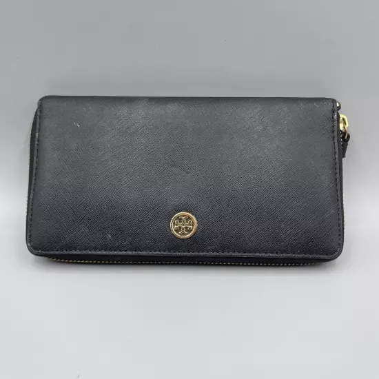 Tory Burch Carson Zip Continental Wallet Good Preowned Condition Ships Fast