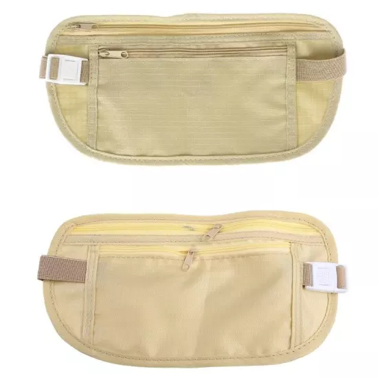 Travel Wallet Money Waist Belt Bag Secret Security