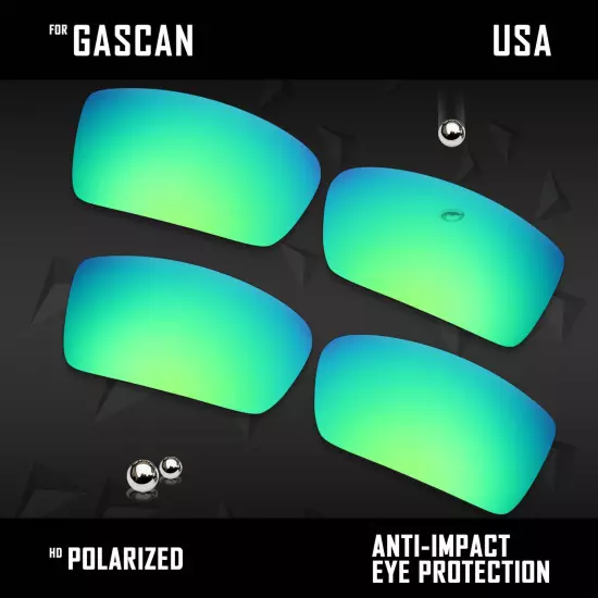 Anti Scratch Polarized Replacement Lenses for-Oakley Gascan OO9014 Options