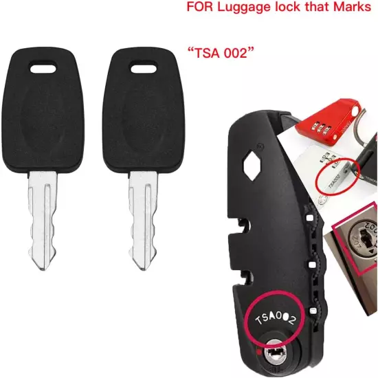 TSA 002 TSA 007 Key, TSA007 TSA002 Master Luggage Lock Keys Compatible New