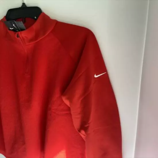 Nike Golf Therma Victory Quarter Zip Pullover Red Women’s XL CU0817 NWT $75