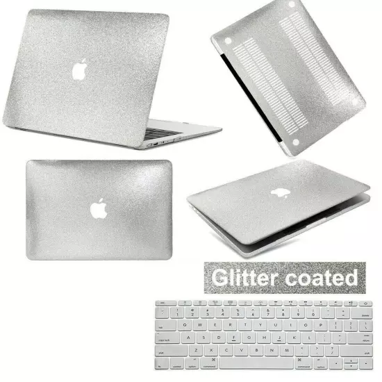 Shinny Glitter Rainbow Hard Case KB Cover For New Macbook Pro Air 11 13 14 15 16