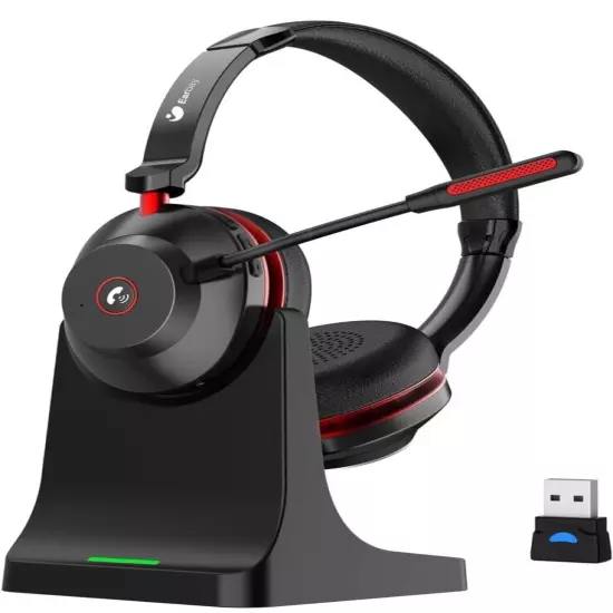 Earbay Bluetooth Headset, Wireless Headset with Microphone Dual Noise Canceling