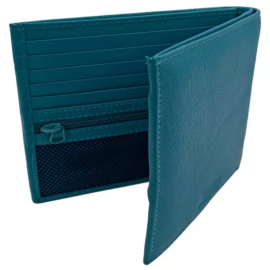 RFID Blocking Genuine Leather Travel Passport Wallet Holder