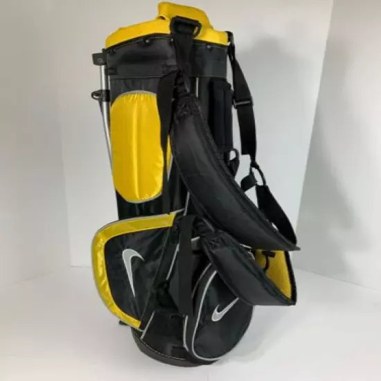 Nike Golf Bag - Junior Youth Kids 29" Tall 4 Way 4 Zippers - Black Yellow LQQK