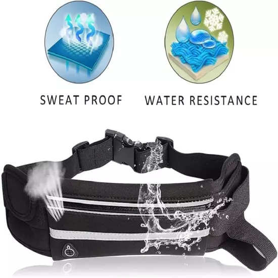 Belt Money Waist Pack - Hidden Waterproof anti Theft Passport Security Fanny 