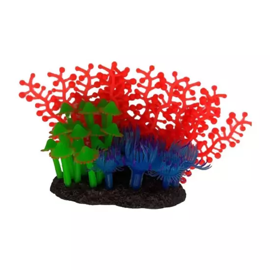 Artificial TPR Coral Decoration Aquarium Fish Tank Ornaments Landscap