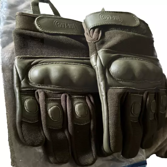 M Tac Tactical Gloves Olive Green Med Full Finger