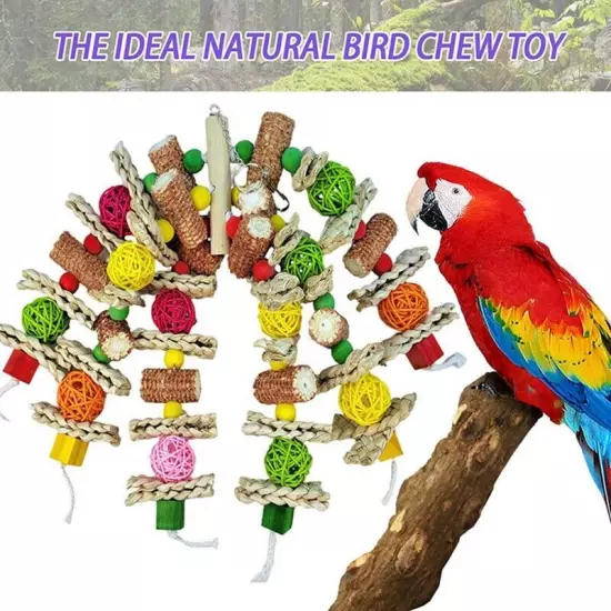 Parrot Toys Bird Toys for Small and Medium-Sized Macaws,African Grey5328