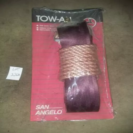 Tow All 7 Ft Rope Wild Game Pulling Harness Vintage Hunting Accessories Supplies