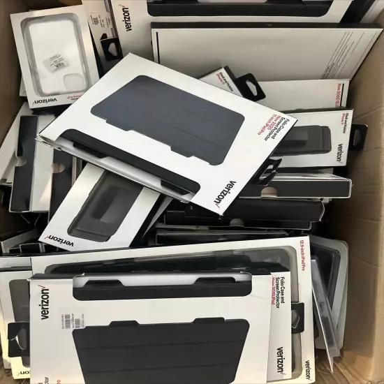 Bulk Wholesale Lot of 100 Mixed Verizon Phone/iPad Cases Apple Samsung Model etc