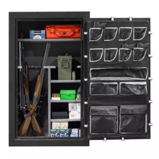 B RATED Fireproof Gun Safe Storage for Rifle & Ammo w/ Combination Lock 59x36x25