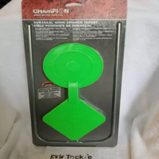 Champion DuraSeal Double Spinner 7" Radiation Green Shooting Target free S&H