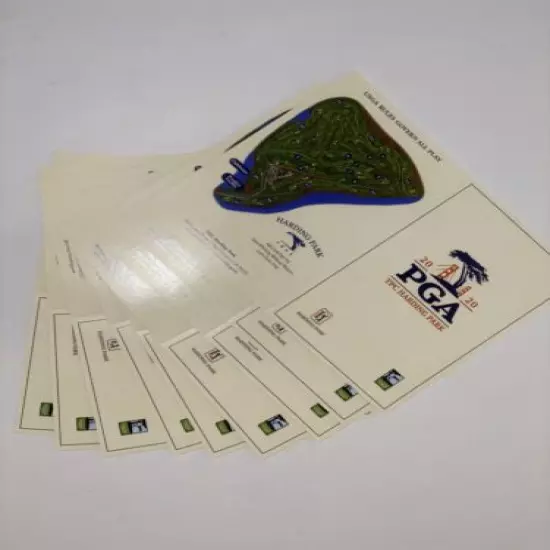 NEW TPC Harding Park scorecard golf course PGA Championship 2020 (Lot of 10)