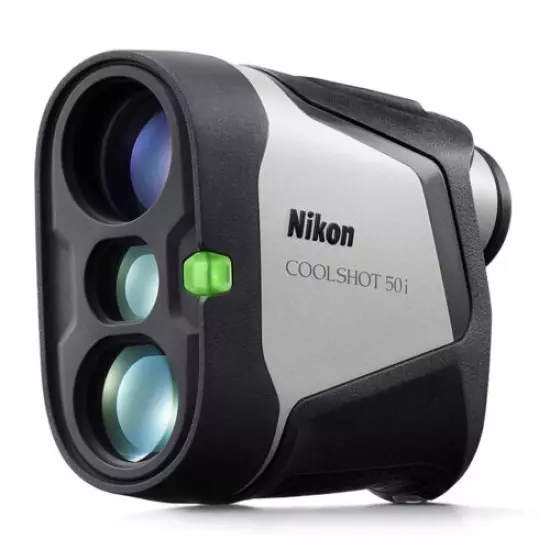 Nikon COOLSHOT 50i Golf Laser Rangefinder Bundle | +Microfiber Towel & Extra CR2