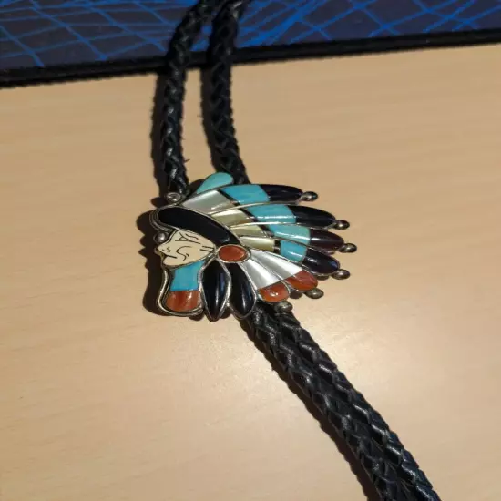 Native American Comanche Bolo Tie