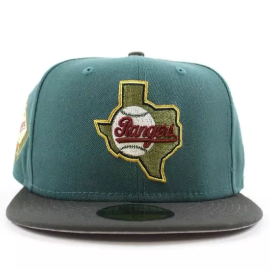 Texas Rangers 1993 American League New Era Fitted Hat (GITD Size 7 3/8)