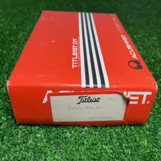 3 Sleeves of Vintage Titleist Acushnet DT Golf Balls - 9 Balls Total NEW