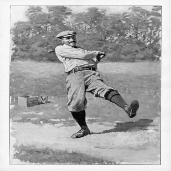 VINTAGE GOLF, THE DUFFER BY A. B. FROST, 1904 GOLFER