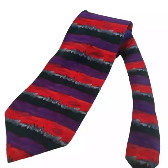 Jerry Garcia Mens Tie Silk Abstract "Dawn At The Ritz Carlton" Collection 8 