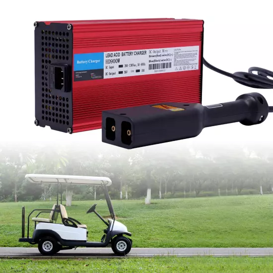 Fit EZGO TXT 36V 18A Golf Cart 1996 -2023 Battery Charger D Style w/ Power Cord