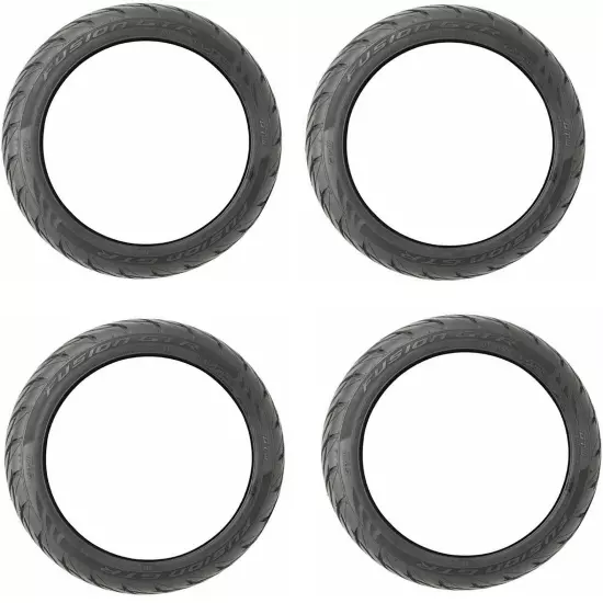 Golf Cart GTW 215/40-12 Fusion GTR DOT Street Tire | 19" Tall | Set of 4