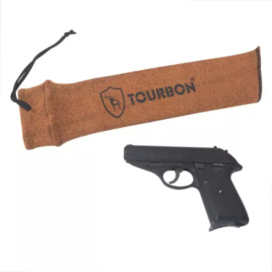 Tourbon 5 Packs Pistol Socks Gun Cover Handgun Safe Sleeves Anti-rust Bag in USA