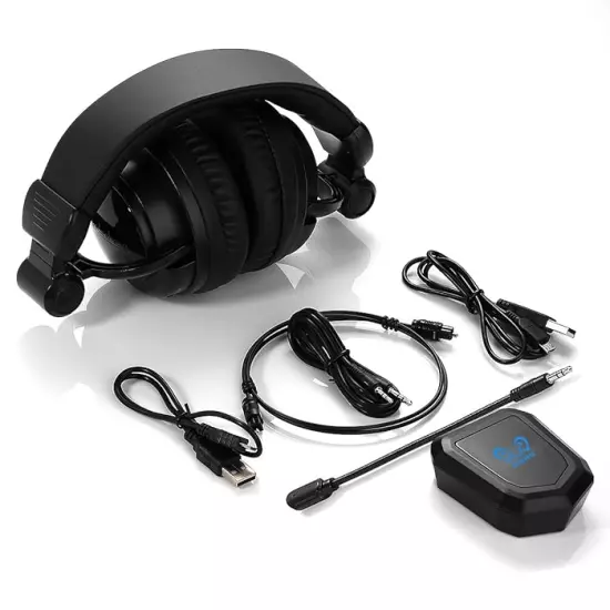 HUHD HW-933MI 2.4 Ghz Optical Wireless Stereo Vibration Gaming Headset For PS4