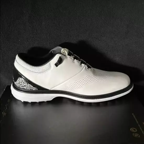 NIKE Air Jordan ADG 4 White Black Golf Shoes Cleats Men's Size 7 DM0103-110