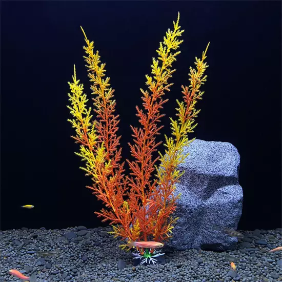 1 PC Micro Landscape Decoration Plastic Aquatic Plants Fish Tank Landscaping ➳