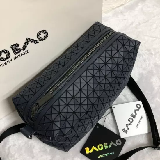 BAO BAO ISSEI MIYAKE Oblong Shoulder Bag Handbag Crossbody Black Outlet Product