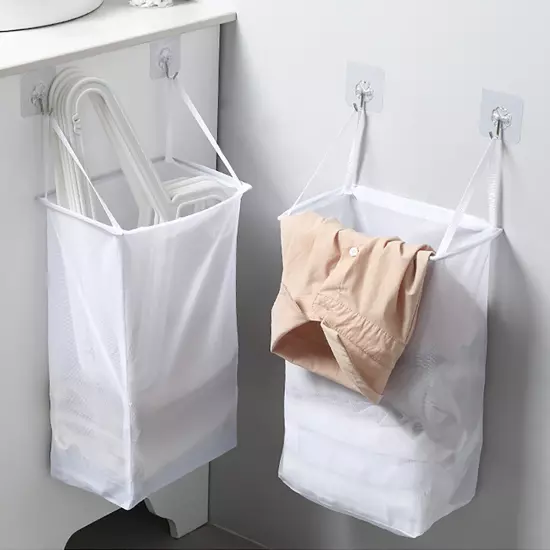 Laundry Basket Foldable Plastic Small Dirty Laundry Basket Decor