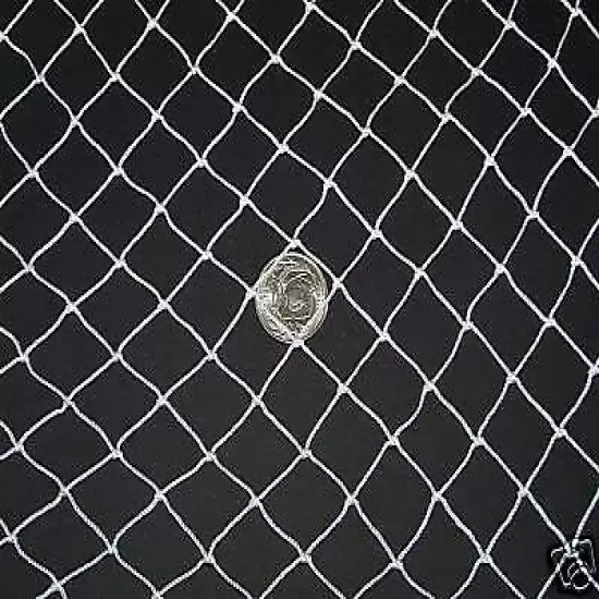 100' x 12' GOLF SPORTS NET TOP & BOTTOM ROPE HAND SEWED ON BORDERS 1" NYLON #7