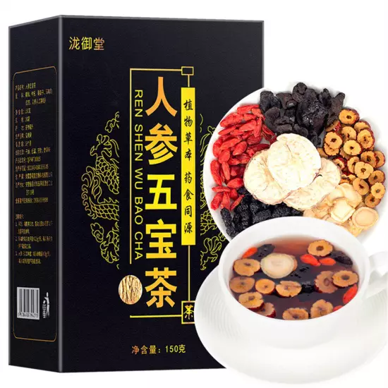 Kidney Tea Formula Ginseng Six Treasure Tea, Kidney Tea Chinese Herbal Tea