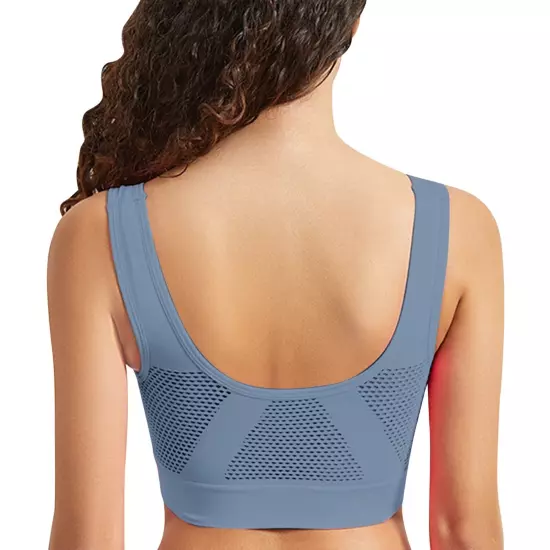 Womens Sports Bra Seamless Wirefree Breathable Yoga Bra Comfort Sleep Bra