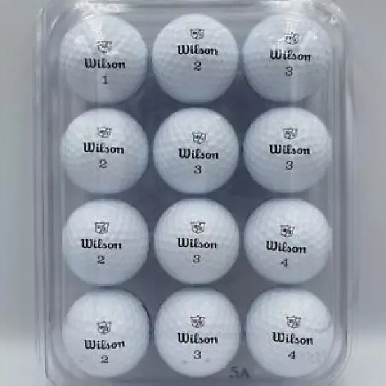 Wilson Triad AAAA Near Mint 12 Used Golf Balls 4A