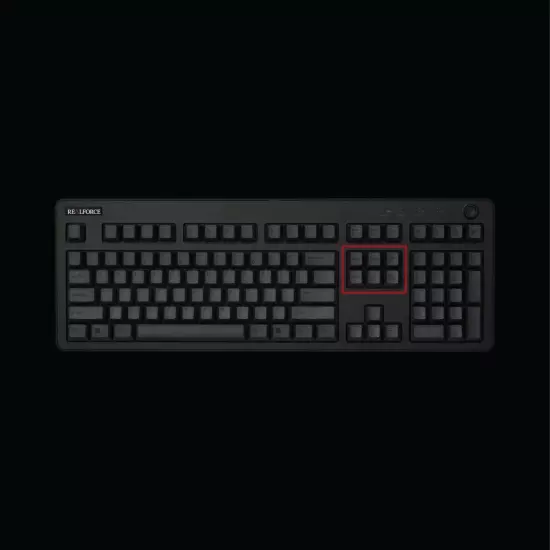 Topre REALFORCE R3/R3S US/JP Black Keycaps (6 keys) Directional