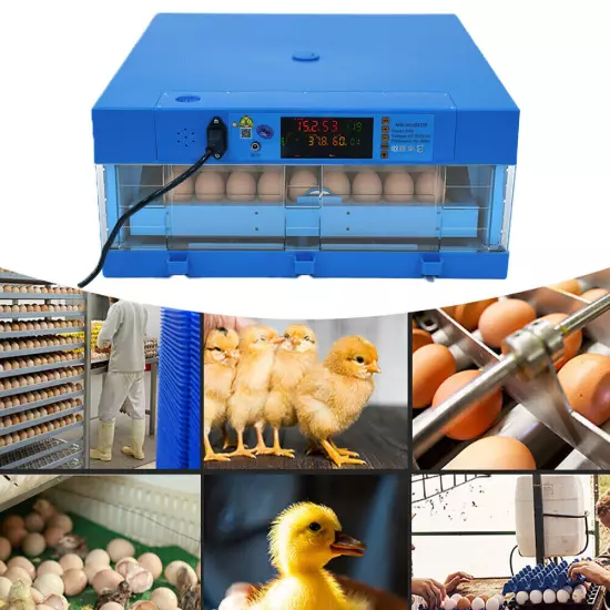 Digital Eggs Incubator Hatch Chicken Duck Egg Poultry Quail Turkey Auto-Turning